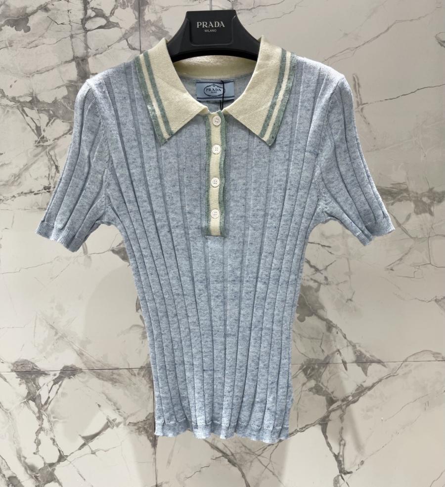 프라다 폴로 반팔 니트