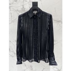 생로랑 시스루 셔츠