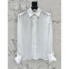 생로랑 시스루 셔츠