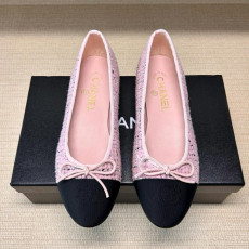 샤넬 26P 트위드 발레리나 플랫슈즈